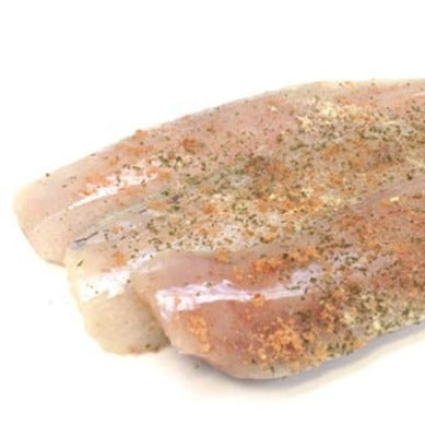 Filé de merluza temperado