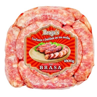 Linguiça Bragas Especial p/churrasco 1600g.
