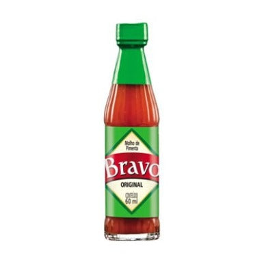 Molho de pimenta Bravo original 60ml.
