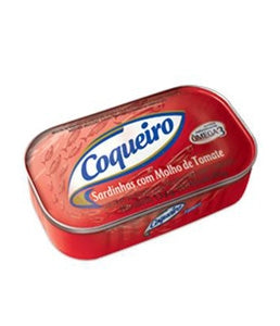 Sardinhas em molho de tomate Coqueiro 125g. unid