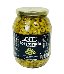 Azeitonas Verdes fatiada Los Curado 980g.