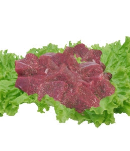 Picanha em cubos temperado. 1kg