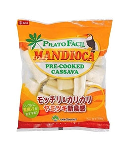 Mandioca pre-cozida Prato Fácil Latin yamato 500g. pct