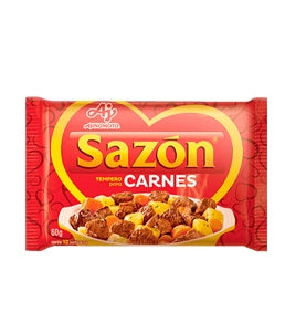 Tempero Sazón para carnes 60g. pct