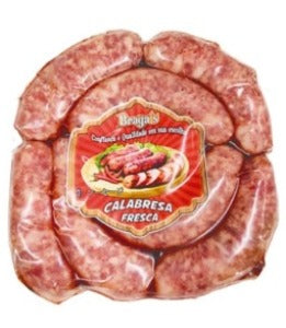 Linguiça bragas calabresa apimentada fresca 700g.