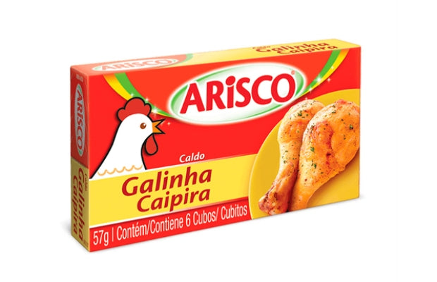 Caldo Arisco sabor galinha caipira 57g.