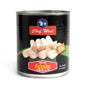 Palmito inteiro Chef West 800g.