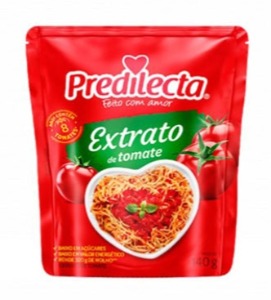 Extrato de tomate predilecta sachê 140g