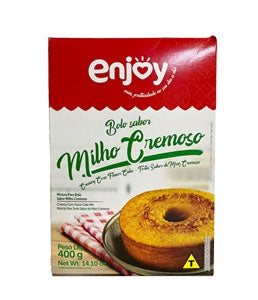 Mistura para Bolo sabor milho cremoso Enjoy 400g unid