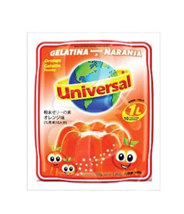 Gelatina Universal sabor naranja rinde 1L. 100g.