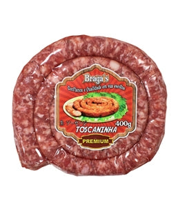 Linguiça Toscaninha Premium - Bragas 400g. - Máximo 3pct. por pedido.